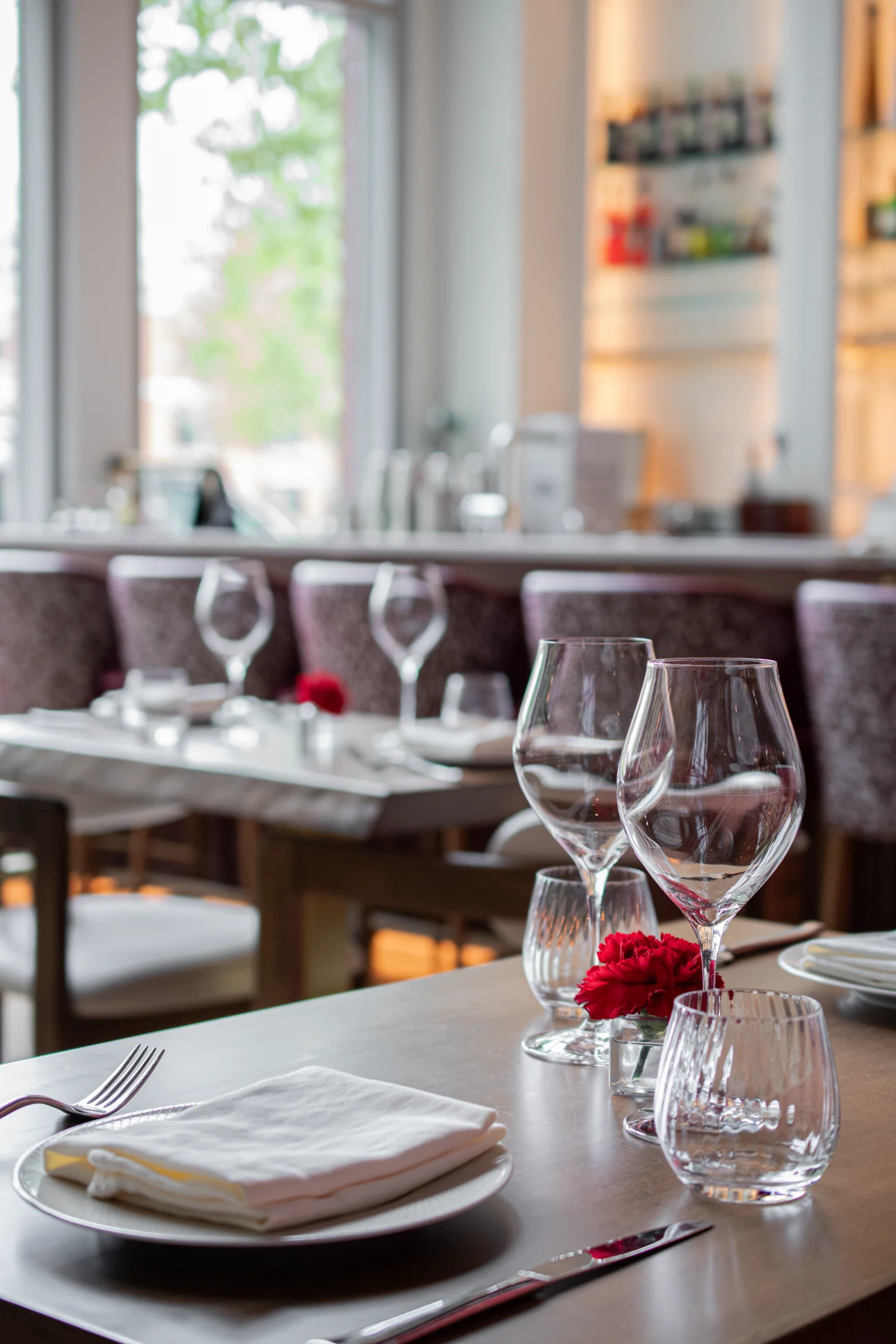 A refined table setting at Josefina